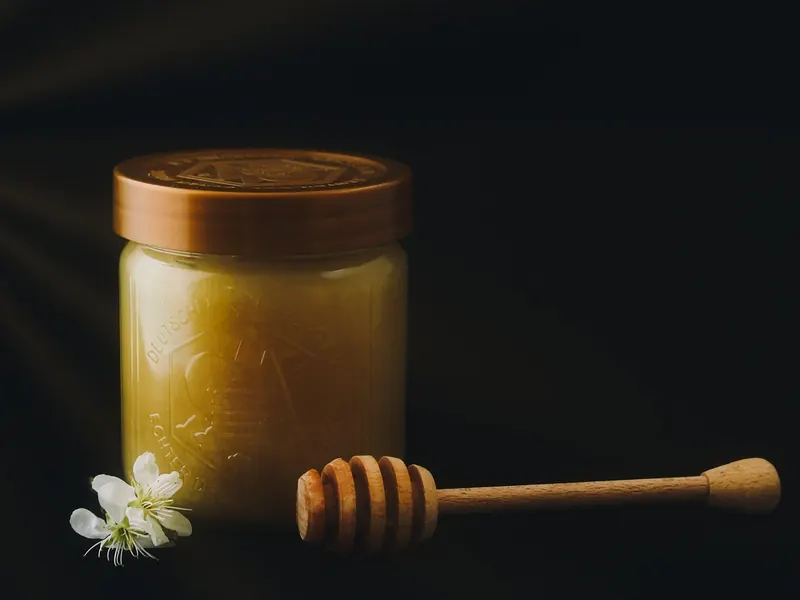 A festive sweet jar