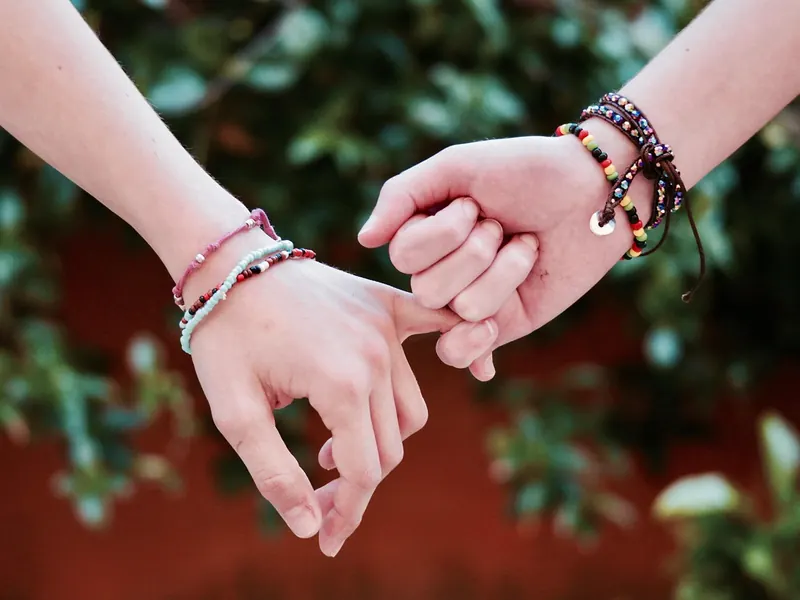A craft jewellery or friendship bracelet kit