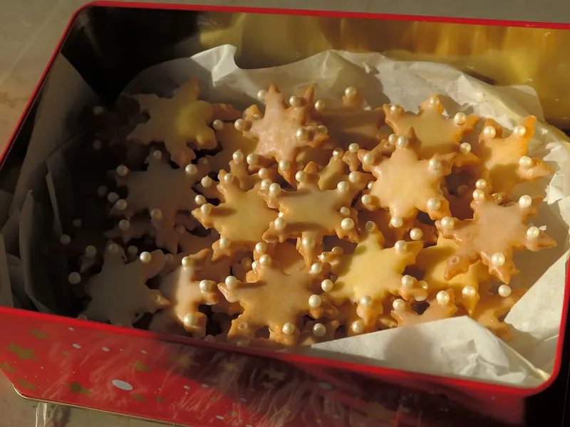A box of luxury biscuits