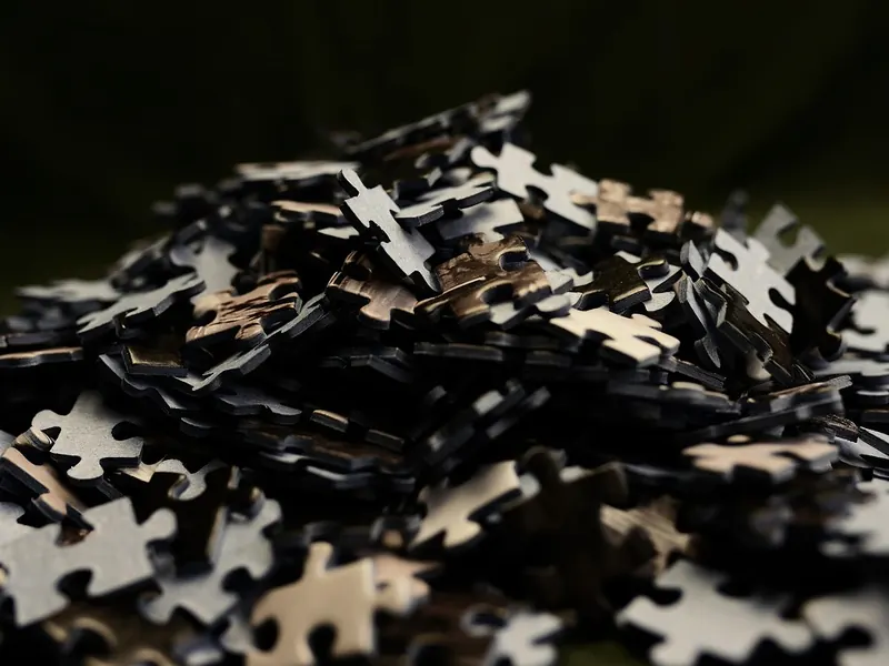 A mini jigsaw puzzle