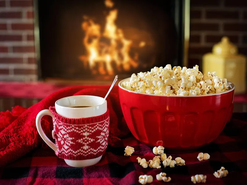 A bag of gourmet popcorn
