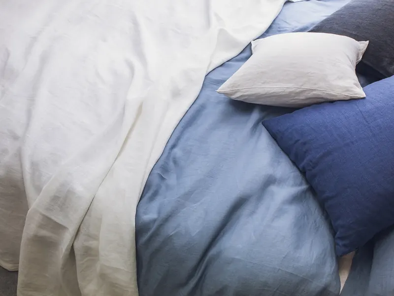 A silk pillowcase