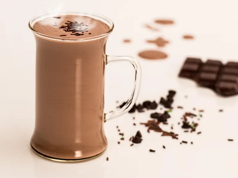 A luxury hot chocolate gift set