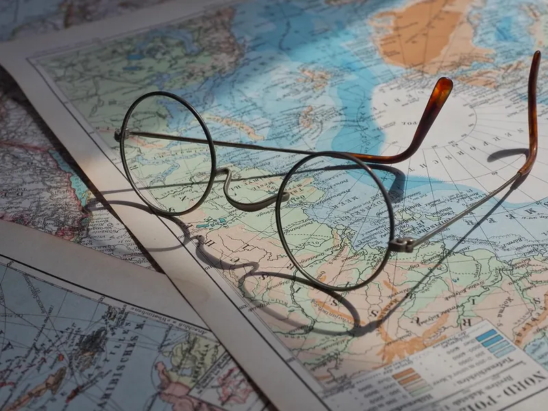 A personalised map print