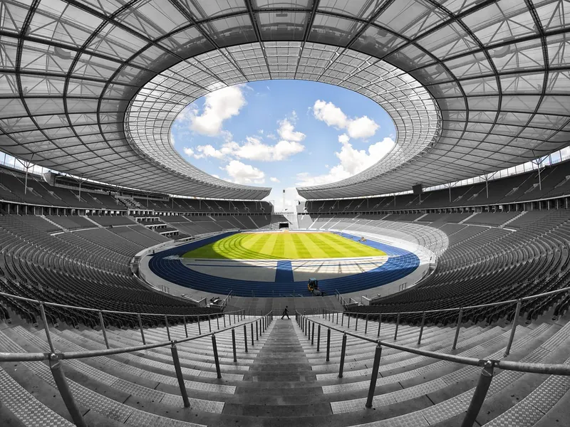 A framed print of his team’s ground