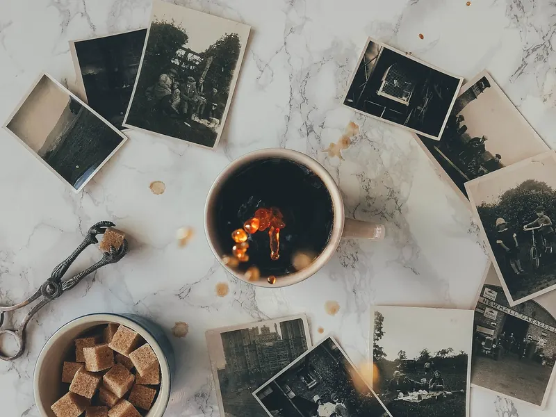 A photo mug