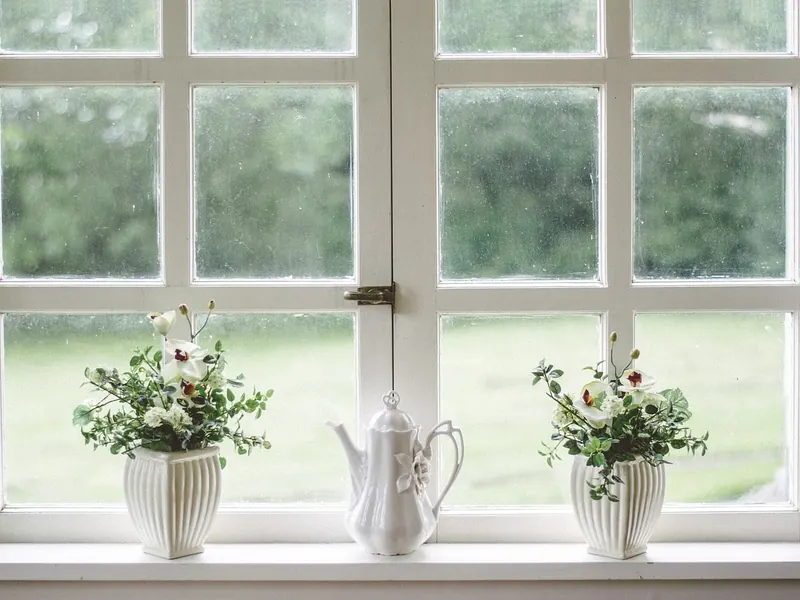 A ceramic vase
