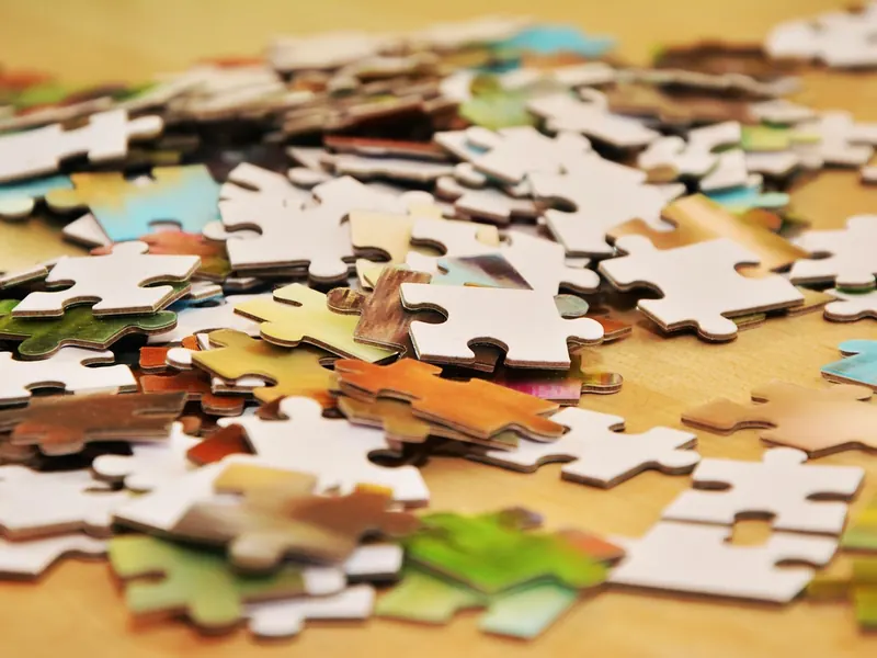 A chunky jigsaw puzzle