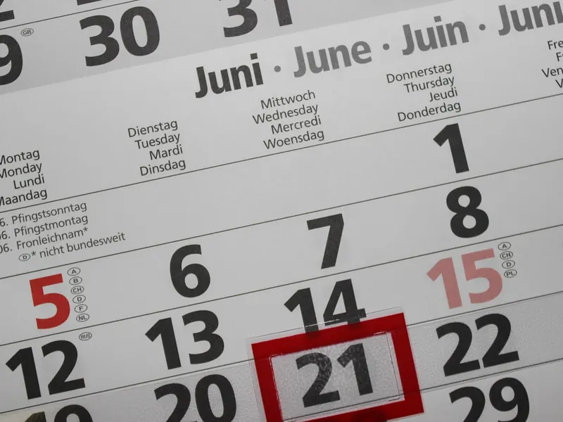 A photo calendar