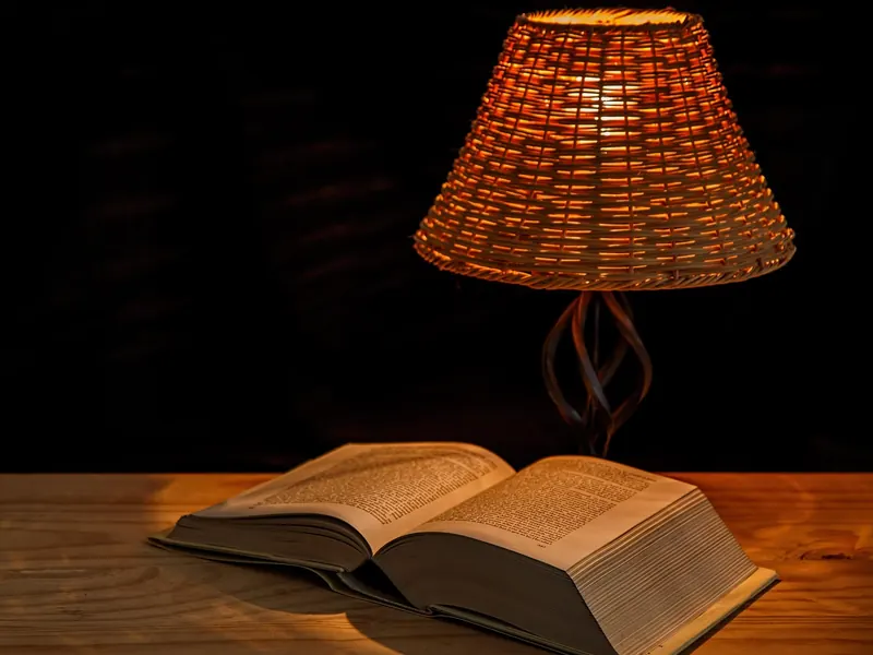 A clip-on book light