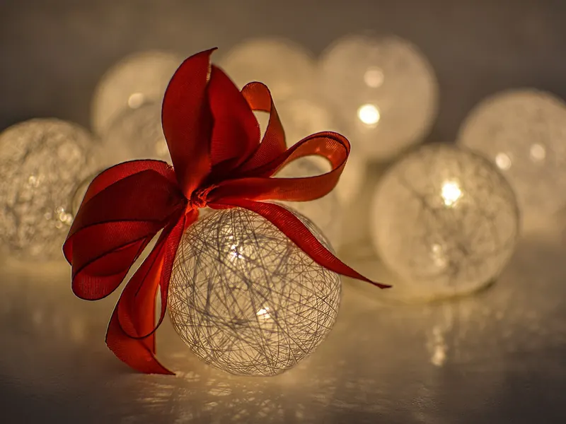 A set of fairy lights