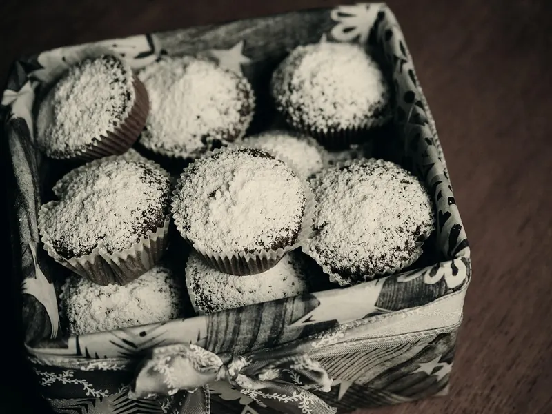 A box of small-batch chocolates