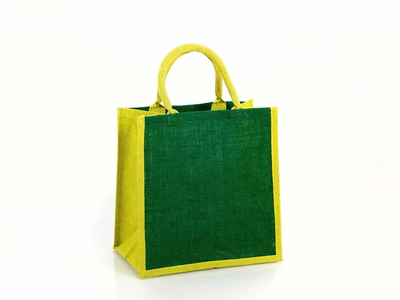 A structured canvas tote bag