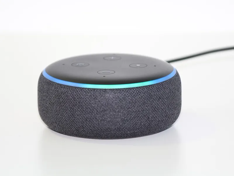 A compact smart speaker