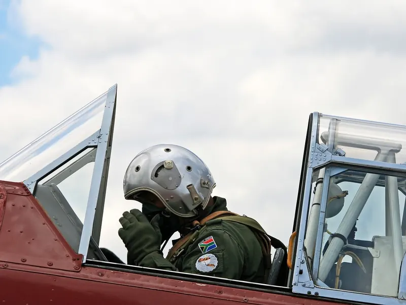 A trial flying lesson