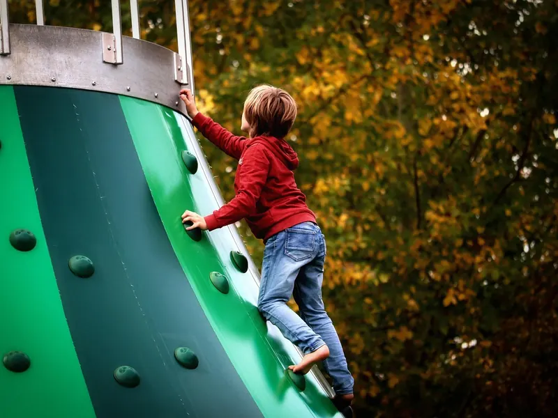 A climbing taster session