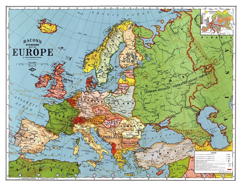 A personalised map print